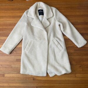 Hollister Sherpa Long Coat